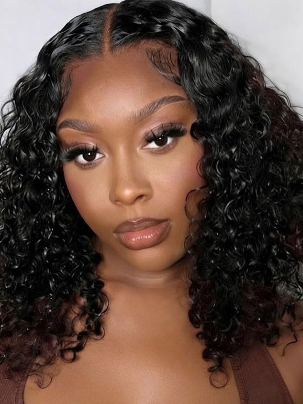 14" HD Lace Pre-Cut Curly Bob 100% Human Hair Wig - Glueless HD Lace